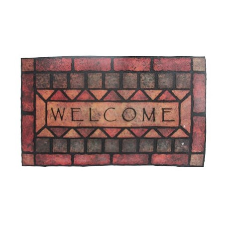 TAPETE 45x75cm WELCOME STONES APACHE MILLS. - Envío Gratuito