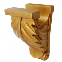 APLIQUE DEC 230-5730-72 LEAF SCONCE GOLD GRABER - Envío Gratuito