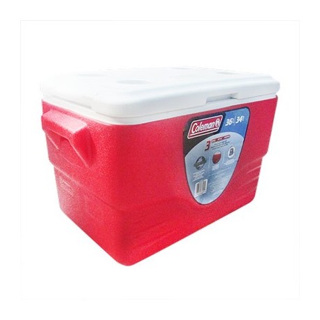 HIELERA COLEMAN 36 QT ROJA EXCURSION. - Envío Gratuito