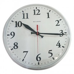 RELOJ DE PARED INT-EXT 12.5 pulgadas WHITE 01960 ACURITE. - Envío Gratuito