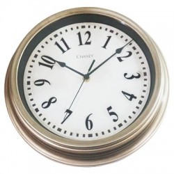 RELOJ DE PARED 12 PULGADAS CHAMPGNE 75353 CHANEY. - Envío Gratuito