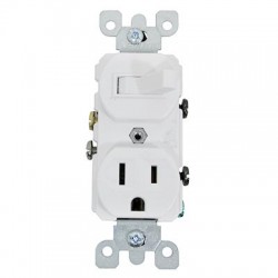 INTERR  MAS  TOMA TRAD BLANCO LEVITON. - Envío Gratuito