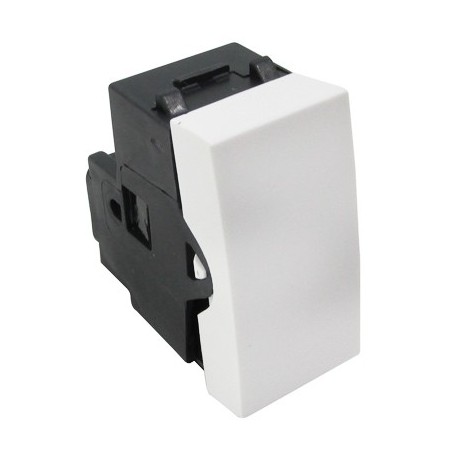 INTERRUPTOR SENCILLO 10A 250V BLANCO CIEN LEVITON. - Envío Gratuito