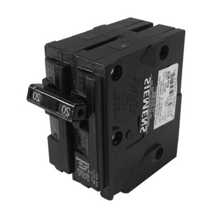 INTERRUPTOR TERM ½ PULGADAS DOBLE DE 20A SIEMENS - Envío Gratuito