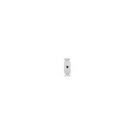 TOMA DECORA TELEF BLANCO R72-40649-W LEVITON. - Envío Gratuito