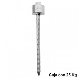 CLAVO CABEZA DE PLOMO CAJA 25 KG. - Envío Gratuito