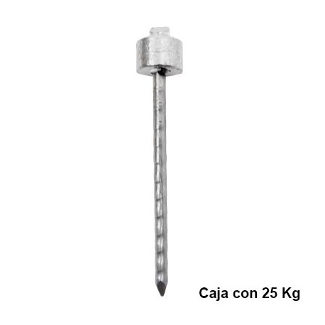 CLAVO CABEZA DE PLOMO CAJA 25 KG. - Envío Gratuito