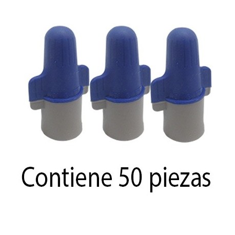 CONECTOR DE RESORTE AZUL/GRIS B/G MAS 3M 50-PK. - Envío Gratuito