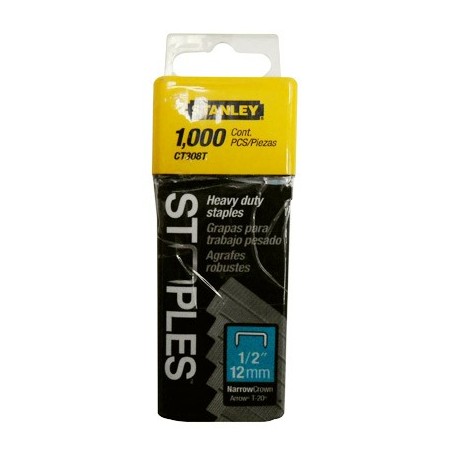 GRAPAS CUADRADAS PARA CABLE 1000-PK STANLEY - Envío Gratuito