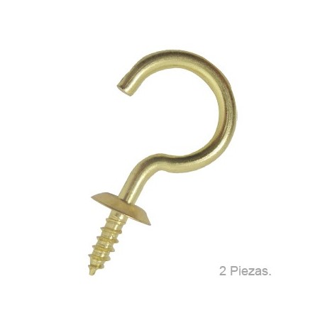 PAR GANCHOS CUP HOOK L.B 1-1/2 PULGADAS 2-PK 61334 ULTRA - Envío Gratuito