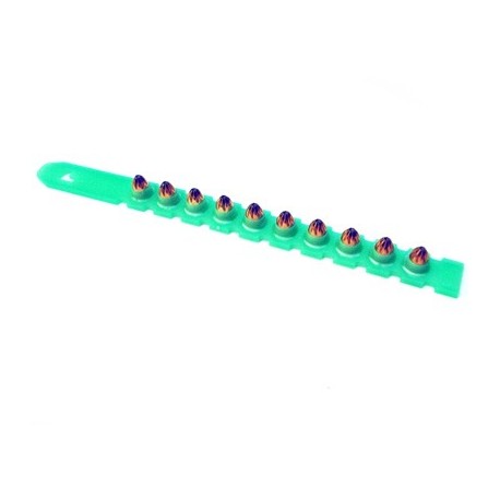 CARTUCHO CARRILLERA CALIBRE 27 VERDE POTENCIA 3 - Envío Gratuito