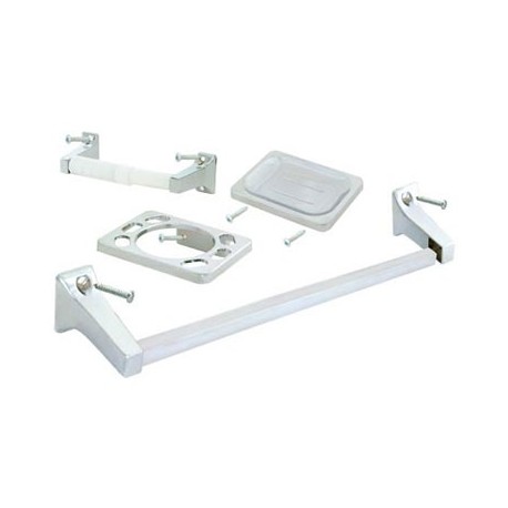 ACCESORIOS P-BAÑO CROM 4 PZAS ECON EZ-FLO - Envío Gratuito