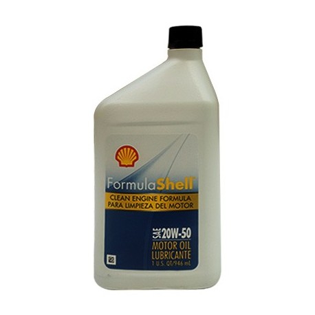 ACEITE PARA MOTOR A GASOLINA SHELL 20W50. - Envío Gratuito