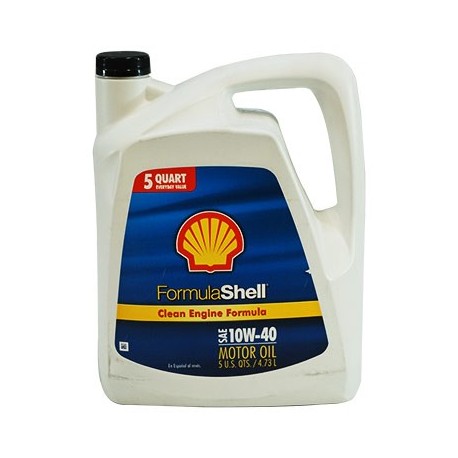 ACEITE PARA MOTOR A GASOLINA SHELL 10W40 4.7 LITROS. - Envío Gratuito