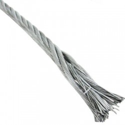 CABLE ACERO 1/8 pulgadas X 75m 7X19h (ROLLO) 44211X75 FIERO. - Envío Gratuito