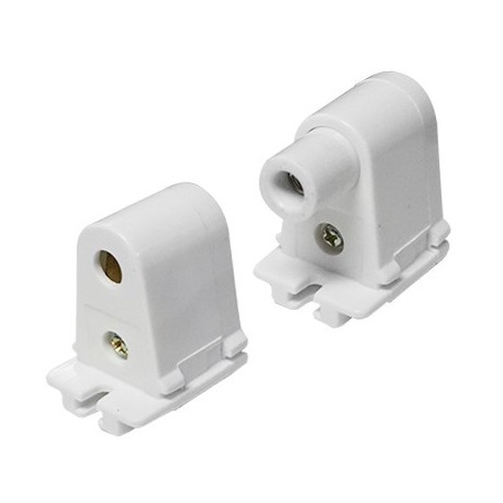 PORTALAMPARA DE PLASTICO G13 BIPIN 2-PK 46508 VOLTECH - Envío Gratuito