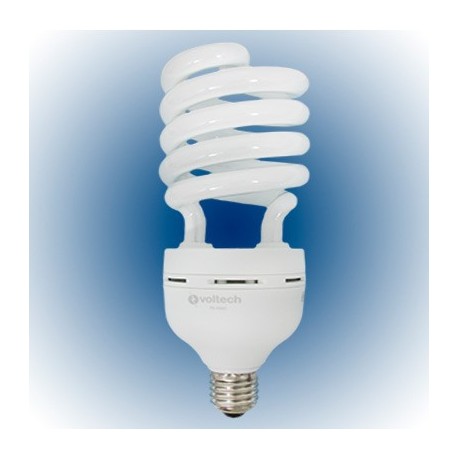 FOCO AHORRADOR 46837 ESPIRAL 55W B. SUAVE VOLTECH. - Envío Gratuito