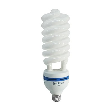 FOCO AHORRADOR ESPIRAL 65 WATTS LUZ DE DIA VOLTECH - Envío Gratuito