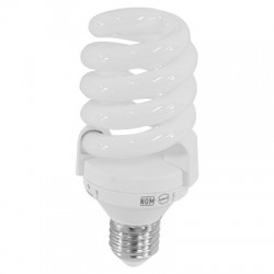 FOCO AHORRADOR ESPIRAL DE 20 WATTS LUZ CALIDA VOLTECH - Envío Gratuito