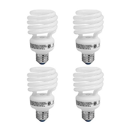 FOCO AHORRADOR ESPIRAL LUZ CALIDA DE 26 WATTS 4 PK WESTINGHOUSE - Envío Gratuito