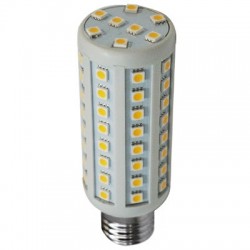 FOCO LED 9W CORN 72 BASE E27 WARM WHITE 180 grados LEDCO - Envío Gratuito