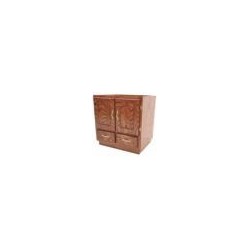 GABINETE PARA LAVABO 79 X 56 MDF ENCINO. - Envío Gratuito