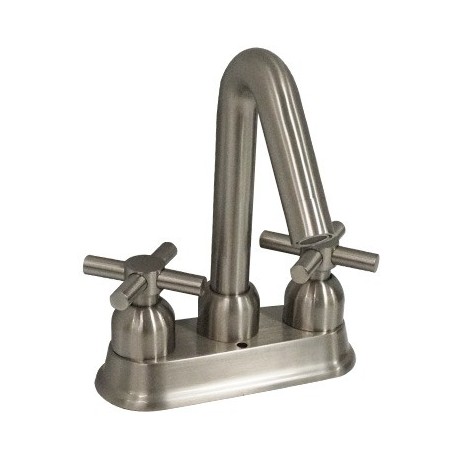 MEZCLADORA PARA LAVABO OLITE 2 MANERALES SATIN PULIDO BRONCES FINOS - Envío Gratuito