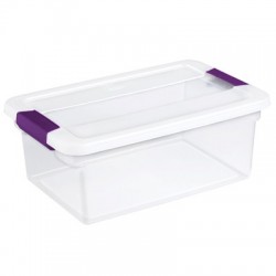 CAJA ALMACEN CLEARVIEW C-CIERRE 5.7lt STERILITE. - Envío Gratuito