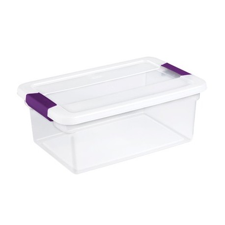 CAJA ALMACEN CLEARVIEW C-CIERRE 5.7lt STERILITE. - Envío Gratuito