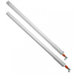 GUARDACUERPOS LONGITUDINAL ANTARO BLANCO 50cm BLUM - Envío Gratuito