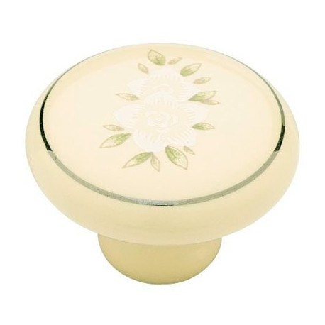 BOTON 69343 CERAMIC FLOWER IVORY BRAINERD - Envío Gratuito