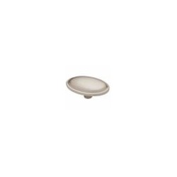 BOTON 69249 OVAL SATIN NICKEL BRAINERD - Envío Gratuito