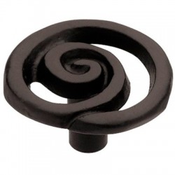 BOTON 69231 SINGLE SWIRL BLACK BRAINERD - Envío Gratuito