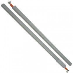 GUARDACUERPOS LONGITUDINAL ANTARO GRIS 65 CM ZRG.587RSIC BLUM. - Envío Gratuito