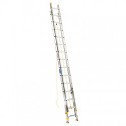 ESCALERA EXTENDIBLE CON NIVELADOR DE 20 ESCALONES TIPO II WERNER - Envío Gratuito