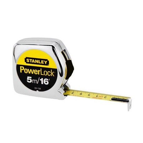 CINTA METRICA POWERLOCK 5m STANLEY. - Envío Gratuito