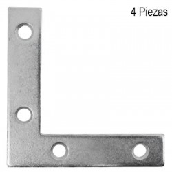 PLACA L PARA MUEBLE ZINC  4-PK 60991 ANVIL MARK - Envío Gratuito